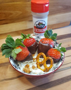 PAPA'S PEPPER SPICY CHOCOLATE COVERED STRAWBERRIES